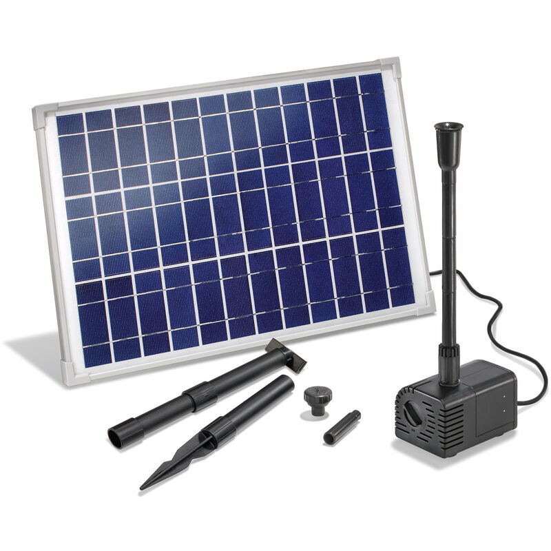 

Conjunto de bomba solar para estanque de 20 W y 1300 l de jardín esotec 101778