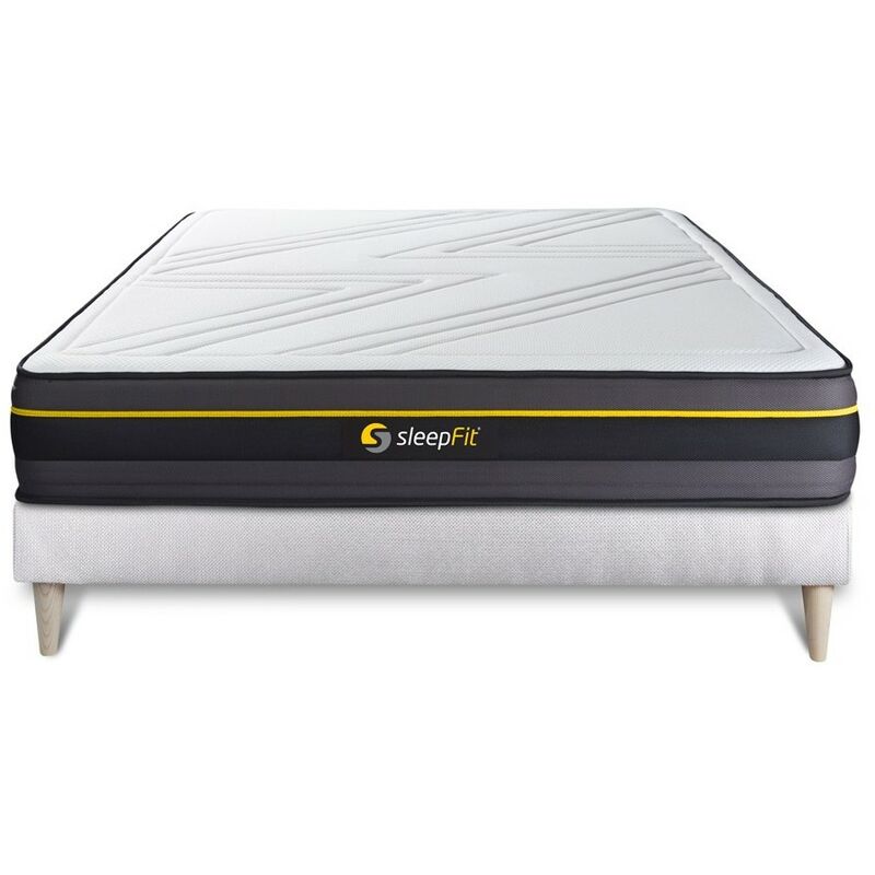 

Pack colchón ACTIVE 160x200cm + Somier multiláminas, espuma viscoelástica , 5 zonas de confort