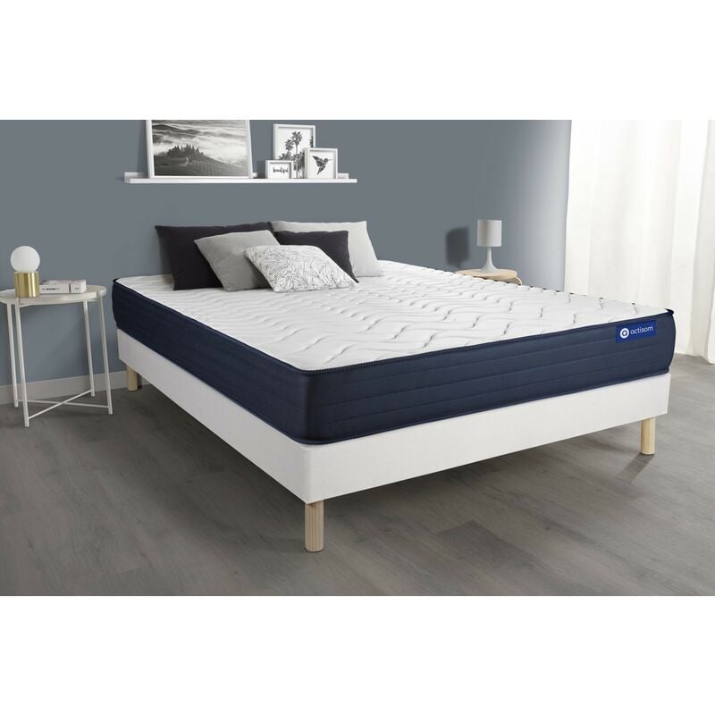 

Pack colchón Actiflex life 120x200cm + Somier multiláminas, Muelles ensacados y espuma viscoelástica