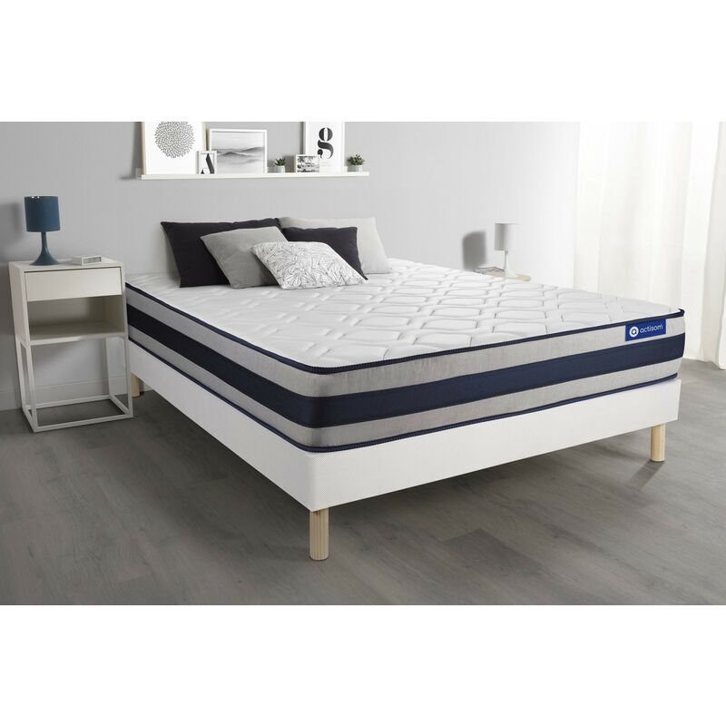 

Pack colchón Actilatex ergo 160x200cm + Somier multiláminas, Látex y espuma viscoelástica, 5 zonas de confort