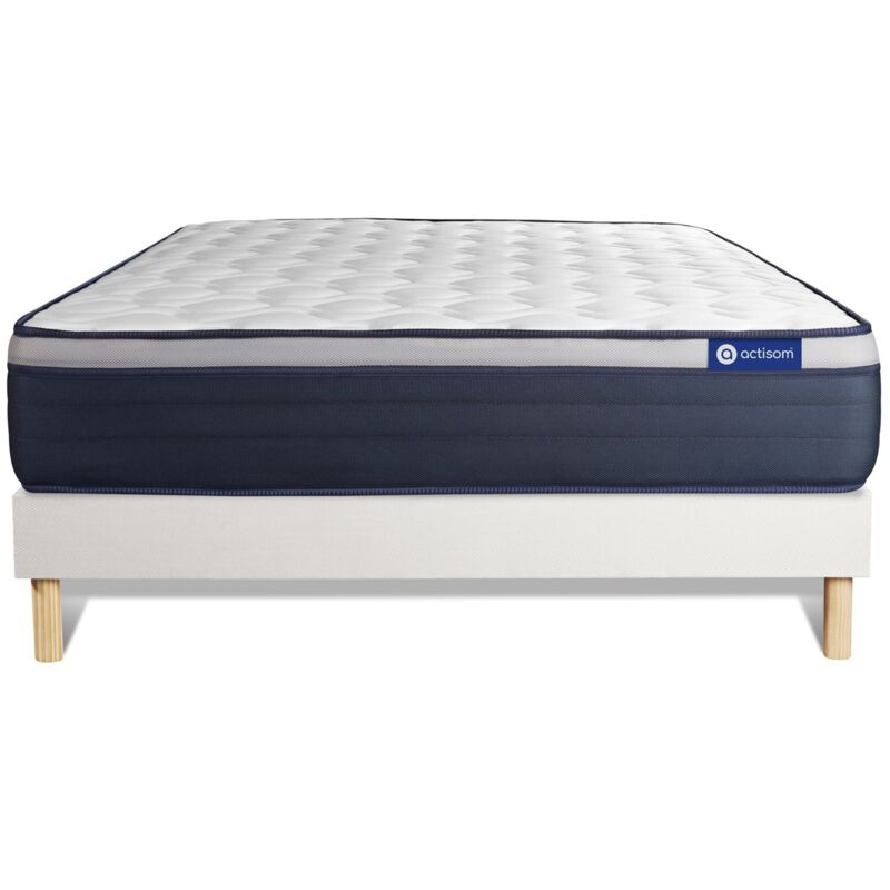 

Pack colchón Actilatex max 140x220cm + Somier multiláminas, Látex y espuma viscoelástica, 7 zonas de confort