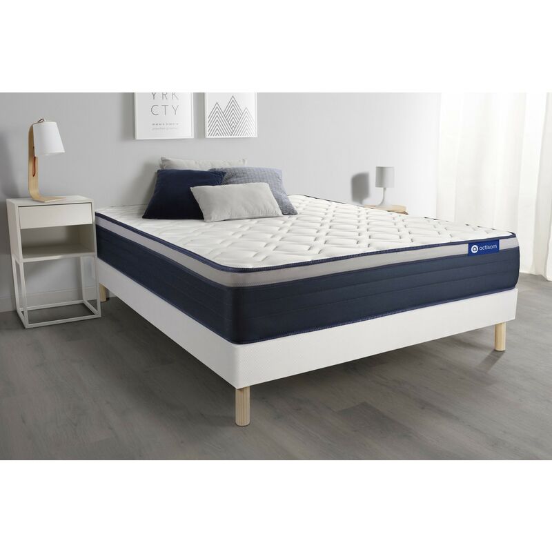 

Pack colchón Actilatex max 180x200cm + Somier multiláminas, Látex y espuma viscoelástica, 7 zonas de confort