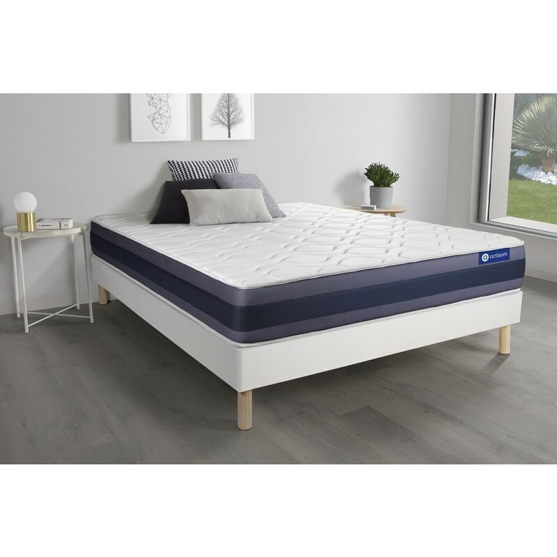 

Pack colchón Actilatex morpho 120x190cm + Somier multiláminas, Látex y espuma viscoelástica, 5 zonas de confort