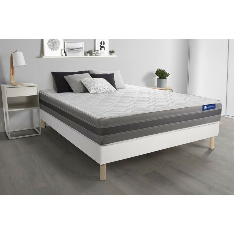 

Pack colchón Actilatex relax 200x200cm + Somier multiláminas, Látex y espuma viscoelástica, 5 zonas de confort