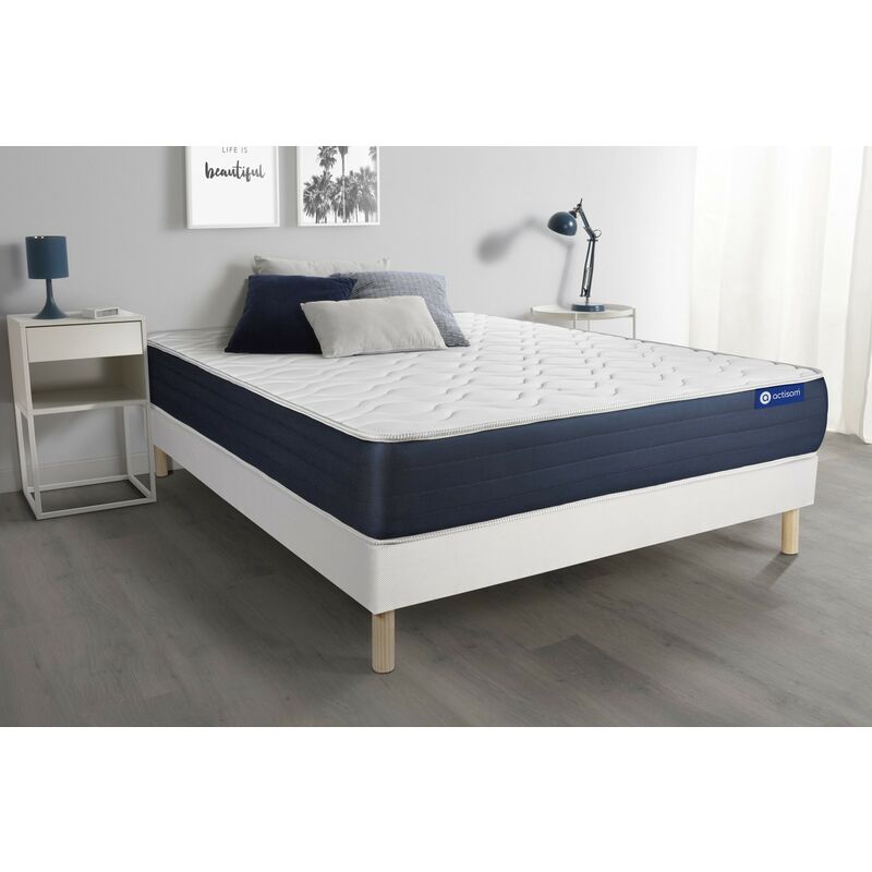 

Pack colchón Actilatex sleep 200x200cm + Somier multiláminas, Látex y espuma viscoelástica, 5 zonas de confort