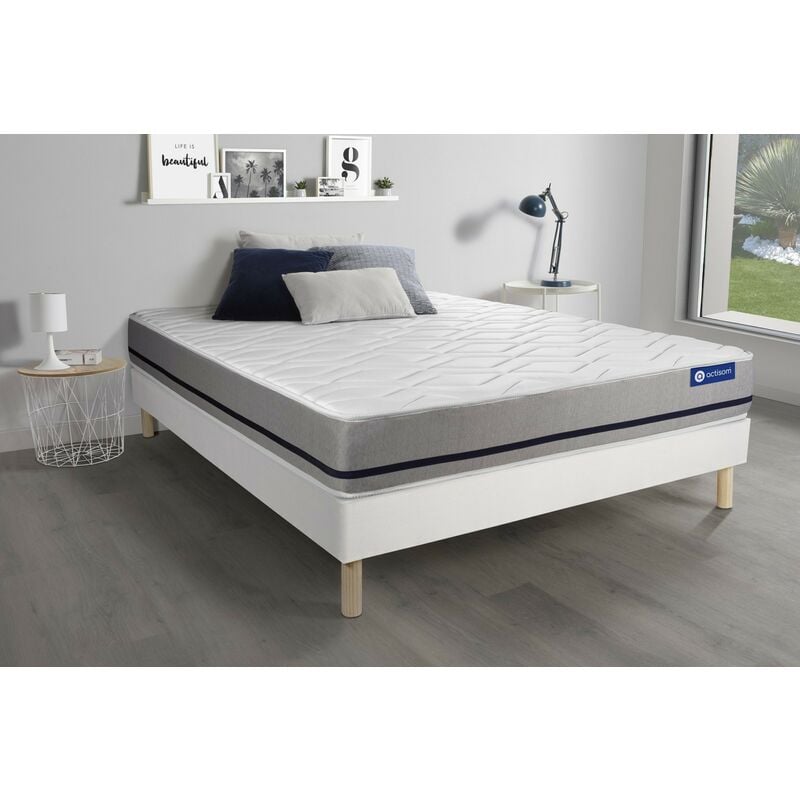 

Pack colchón Actilatex soft 180x200cm + Somier multiláminas, Látex y espuma viscoelástica, 3 zonas de confort