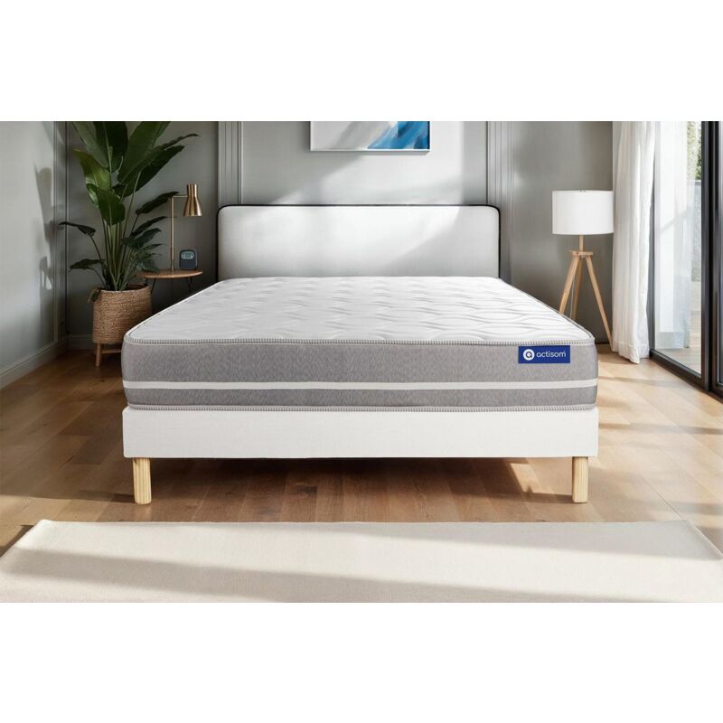 

Pack colchón Actilatex touch 120x195cm + Somier multiláminas, Látex y espuma viscoelástica, 3 zonas de confort