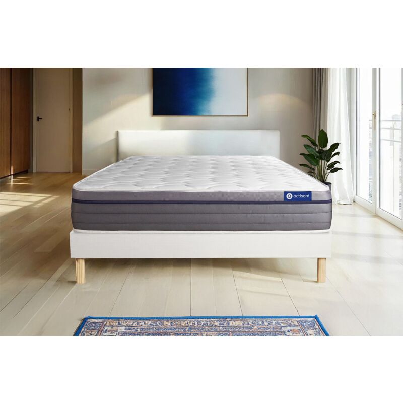 

Pack colchón Actilatex zen 120x195cm + Somier multiláminas, Látex y espuma viscoelástica, 7 zonas de confort
