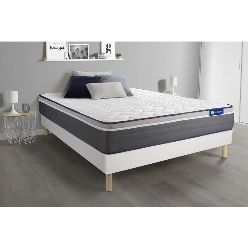 

Pack colchón Actimemo plus 160x200cm + Somier multiláminas, espuma viscoelástica, 7 zonas de confort