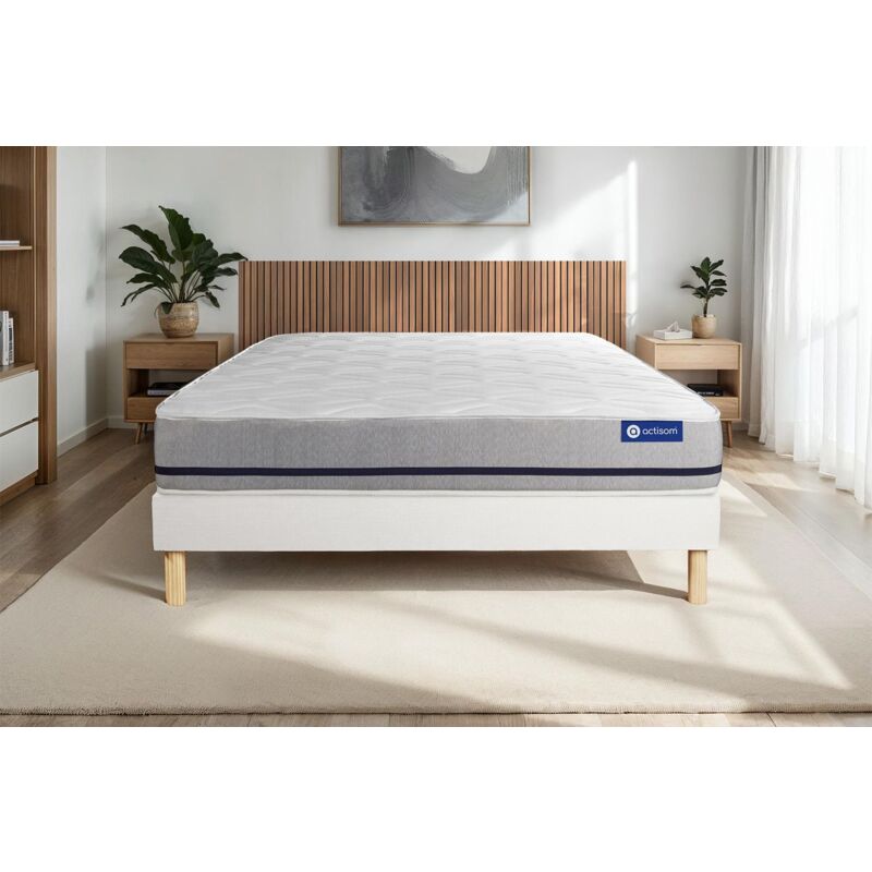

Pack colchón Actimemo soft 120x195cm + Somier multiláminas, espuma viscoelástica, 3 zonas de confort