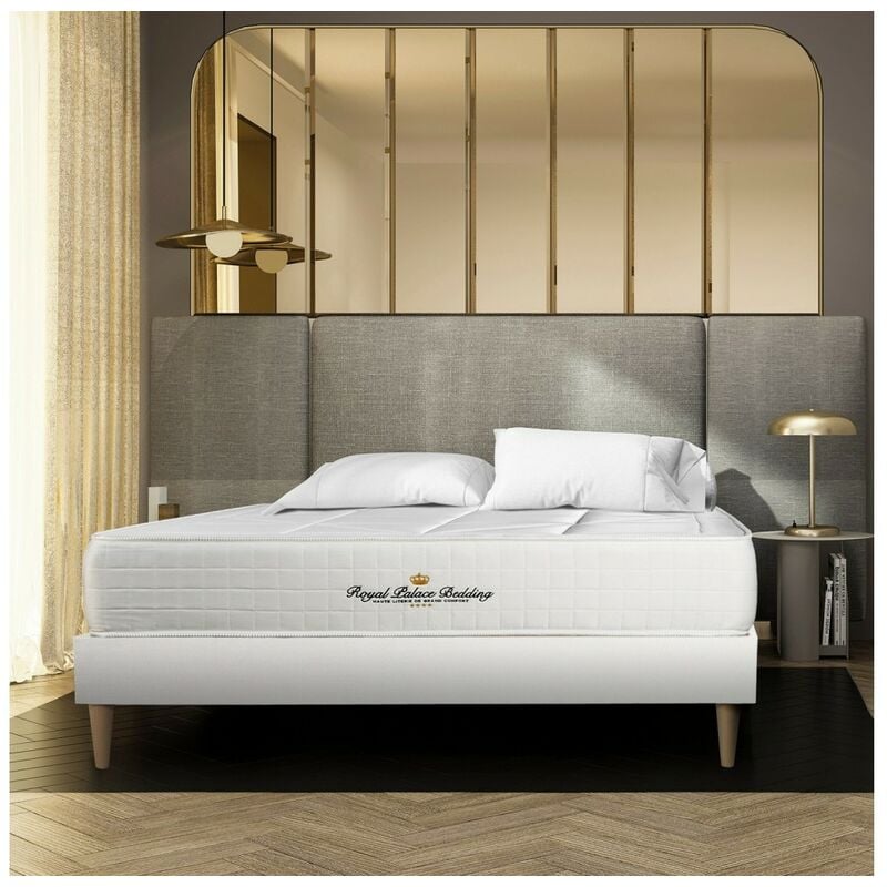 

Royal Palace Bedding - Pack colchón Windsor 140x200cm + Somier, espuma viscoelástica y muelles ensacados