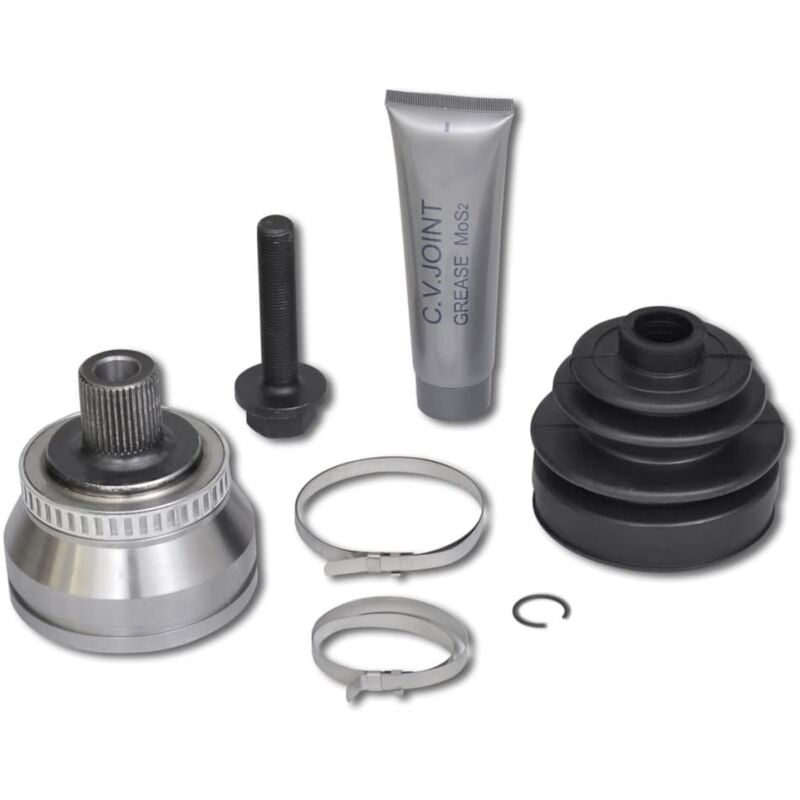 

Set de junta eje accionamiento 7 pzas rueda lateral Audi/VW etc - Plateado - Vidaxl