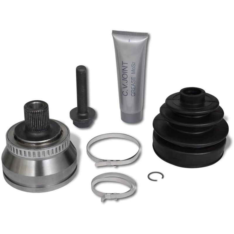 

Set de junta eje accionamiento 7 pzas rueda lateral Audi/VW etc - Plateado - Vidaxl
