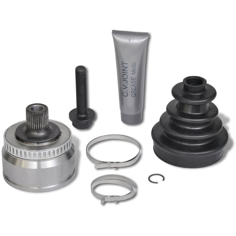 

Set junta eje accionamiento 7 pzas rueda lateral Audi/VW/Skoda - Plateado - Vidaxl