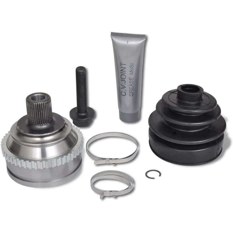 

vidaXL Set de junta eje accionamiento 7 pzas rueda lateral para VW - Plateado