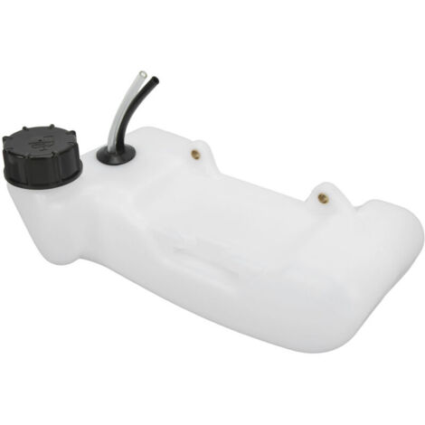 Conjunto de depósito de combustible con tapa blanca para mini scooters, quads y motos ATV con motores de 2 tiempos de 43 cc, 47 cc y 49 cc - Crezuo