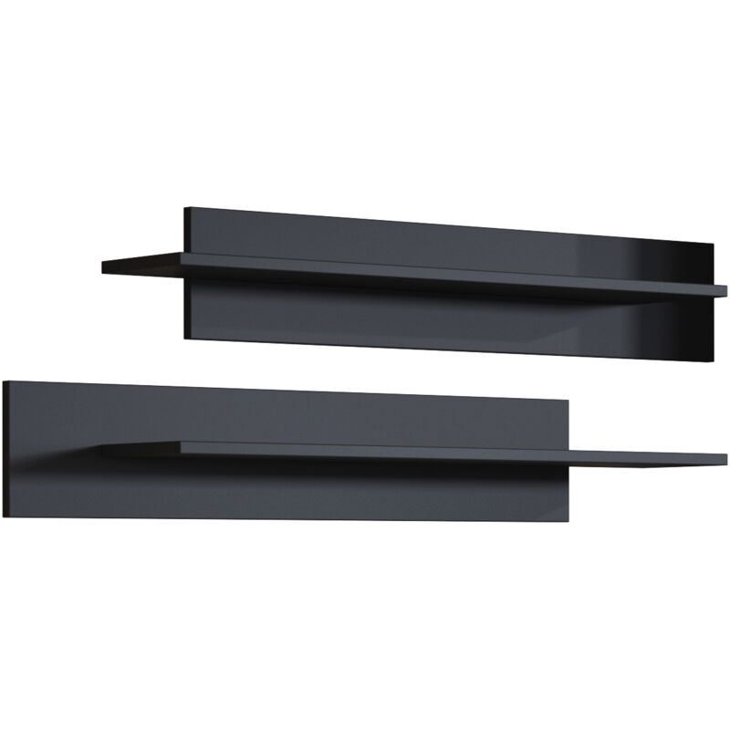 

2 etantes – Negro Acabado en Brillo – 100 x 20 x 20 cm – LUKE