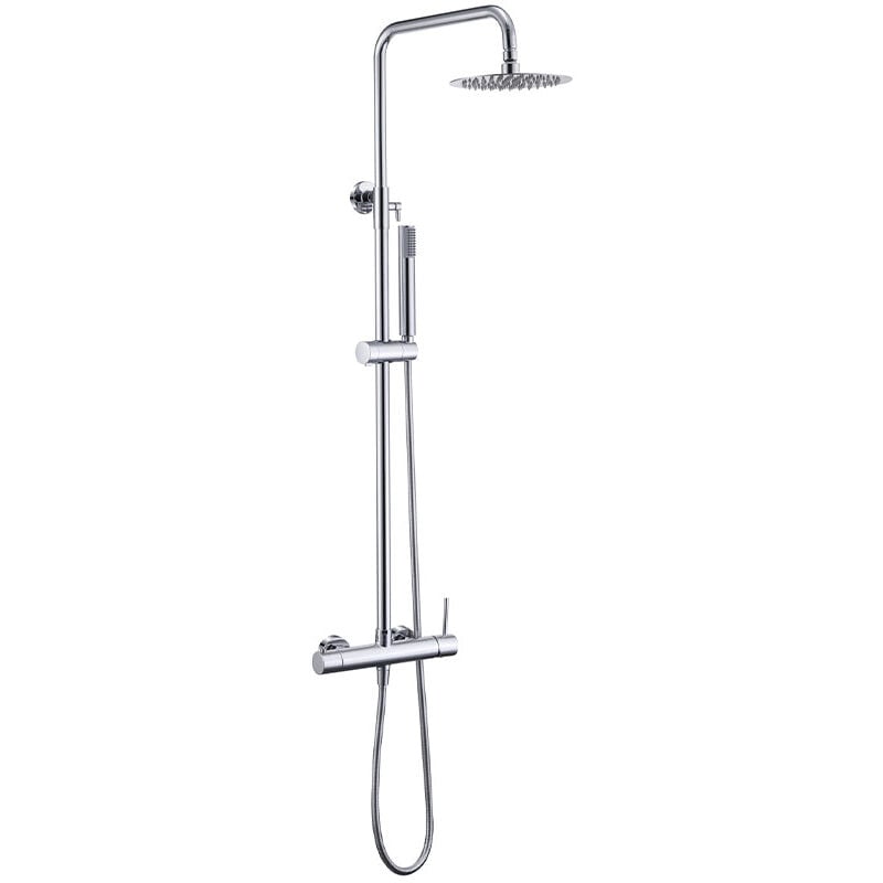 IMEX BDM039 MONZA Conjunto Grifo Monomando de Ducha Telescópico Cromo - ref: BDM039