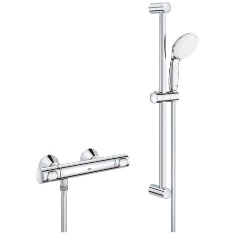 Conjunto de ducha termostática 1/2" Grohe Grohtherm 500 cromo