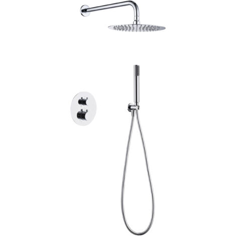 Conjunto de ducha termostático empotrado monza [ IMEX® ]