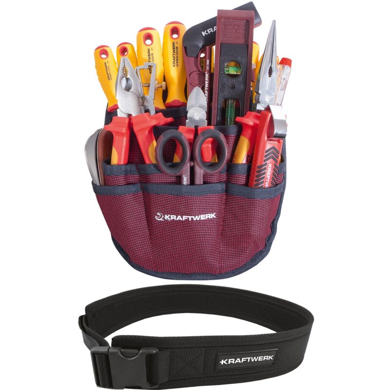 Conjunto de herramientas eléctricas con correa