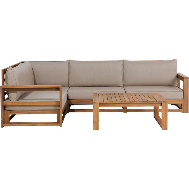 

Conjunto de jardín de madera de acacia certificado TIMOR