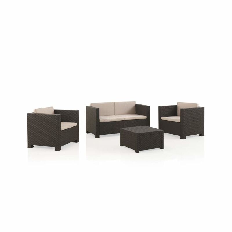 

Conjunto de jardin Set Diva Confort Wengué