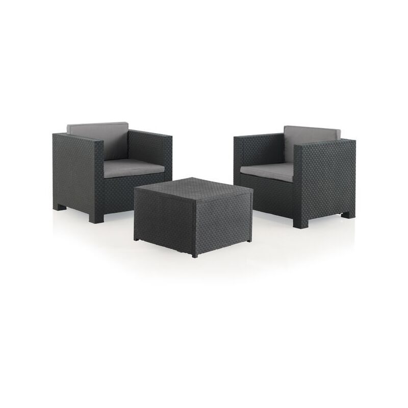 

Mueble Jardin Res Weng Diva Tete A Tete 55134 3 Pz - Shaf