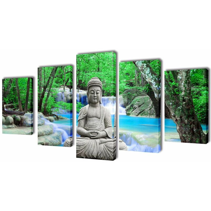 

Conjunto de lienzos de pared Buda 100x50 cm