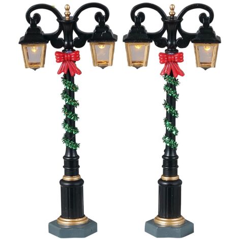 Conjunto de Luces Espléndidas Lemax - 2 piezas para aldea navideña