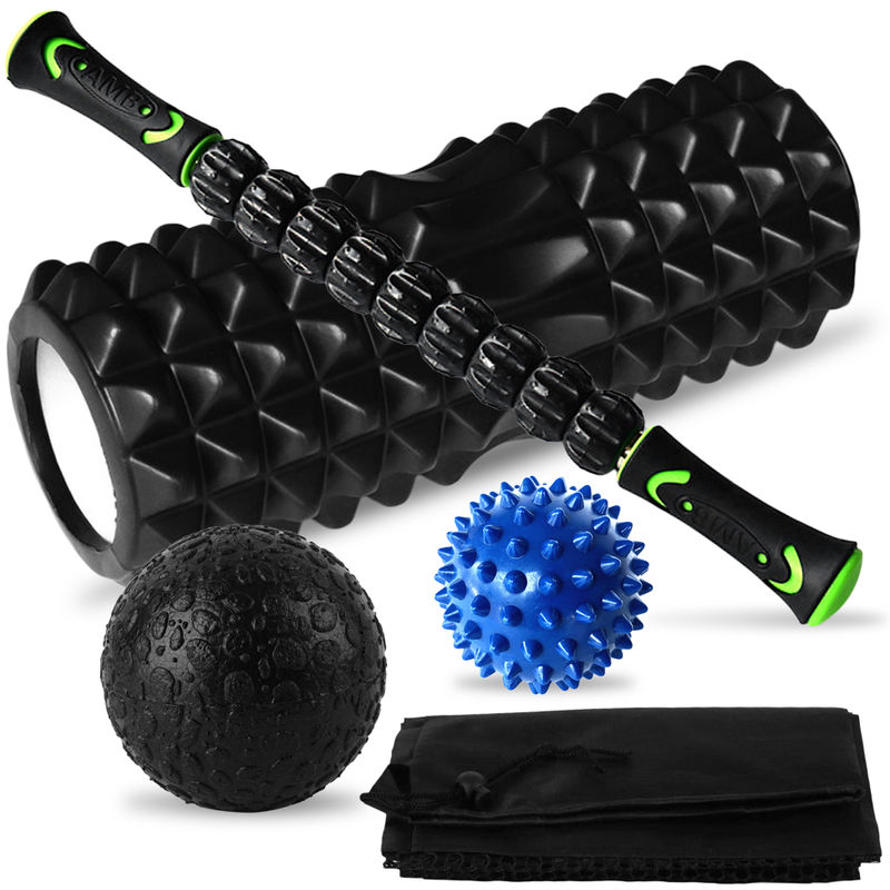 

Conjunto de masaje muscular Relief Kit Modulo de Formacion Fascia rodillo palillo de la espuma del rodillo Fascia bolas