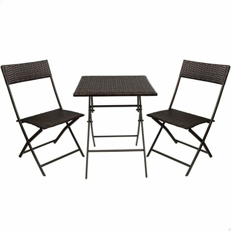 Conjunto mesa y sillas terraza