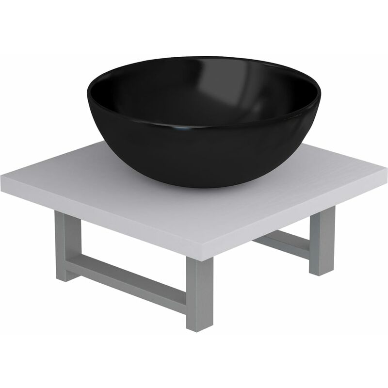 

Conjunto de muebles de bano 2 piezas ceramica blanco
