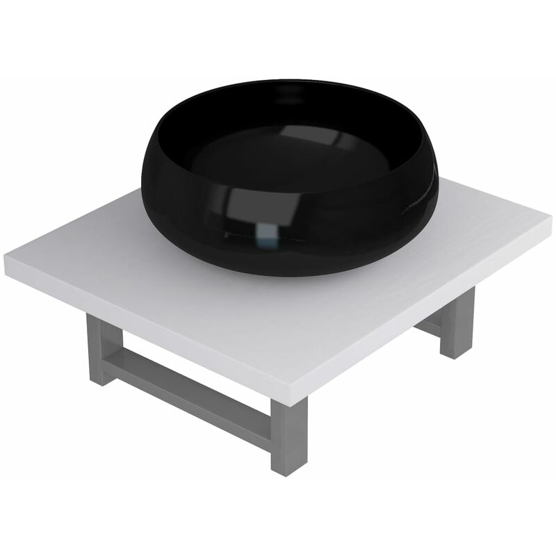 

Conjunto de muebles de bano 2 piezas ceramica blanco