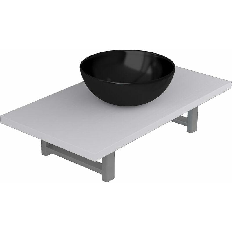 

Conjunto de muebles de bano 2 piezas ceramica blanco