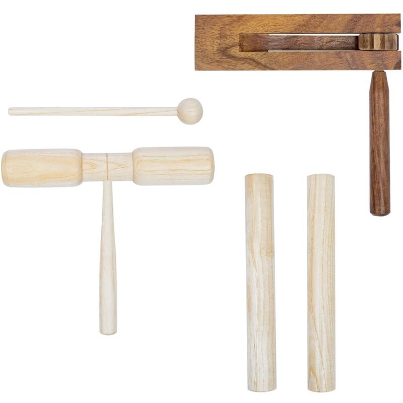 

Youthup - Conjunto de percusión 3 piezas de madera