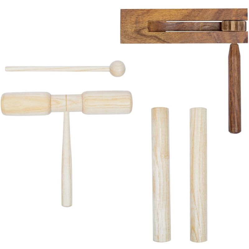 

Conjunto de percusión 3 piezas de madera