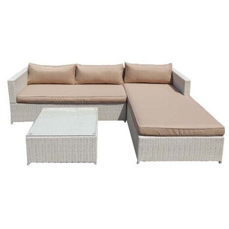 Conjunto de Rattan Esquinero Relax modelo Morning