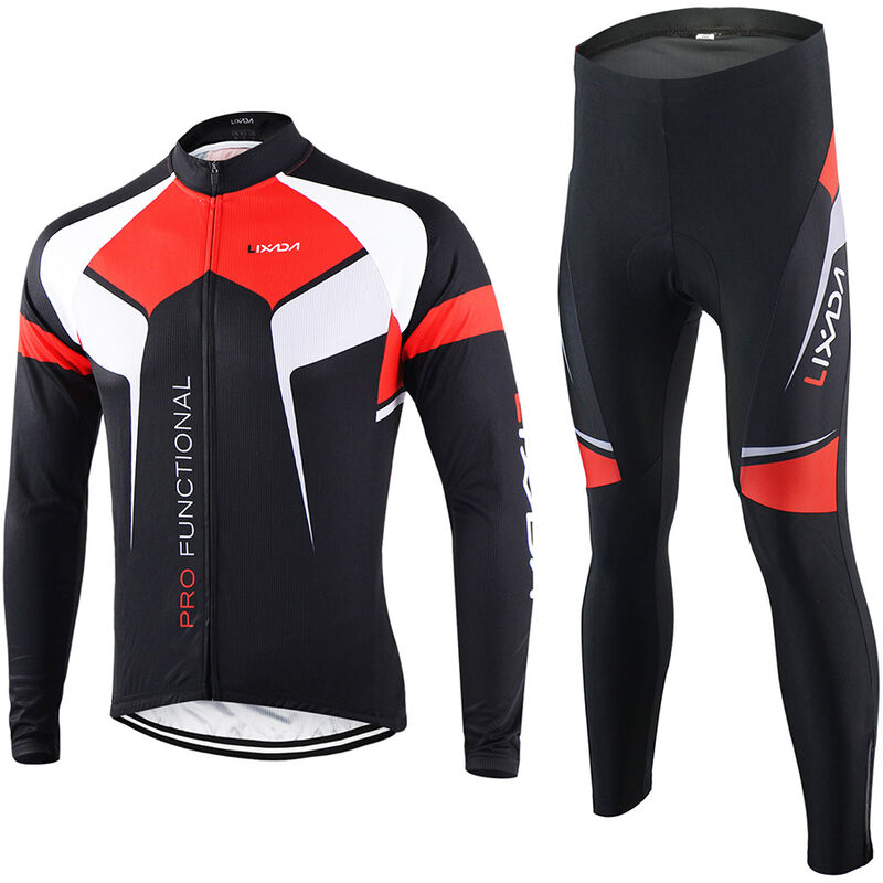 

Conjunto De Ropa De ciclismo, Negro, XL