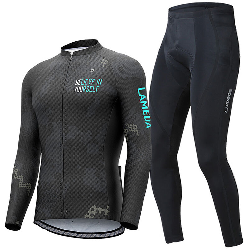 

Conjunto de ropa de ciclismo Pantalones de bicicleta con acolchado de asiento 3D Conjunto de jersey de ciclismo Traje de sudor de secado rapido