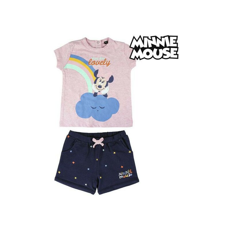 

Conjunto de Ropa Rosa Azul marino Blanco - Minnie Mouse