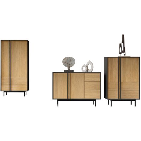 Conjunto de salón Levali 116, Roble