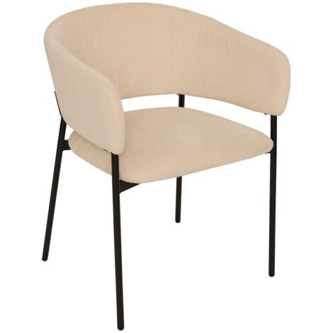 Conjunto de sillones Solea beige L59xp55xH78,5cm - Atmosphera créateur d'intérieur