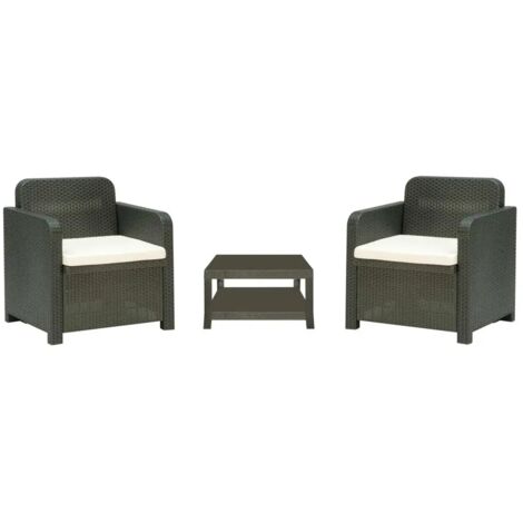 CONJUNTO DE SILLONES Y MESA PARA EXTERIOR GIGLIO