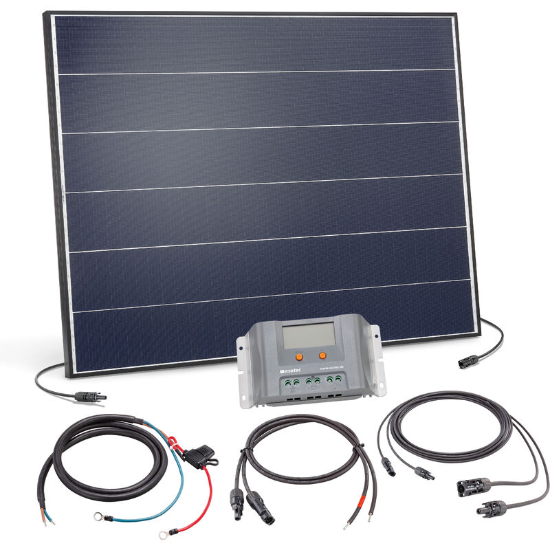 

Conjunto de sistema solar independiente de 150 W y 12 voltios para camping, esotec 120056