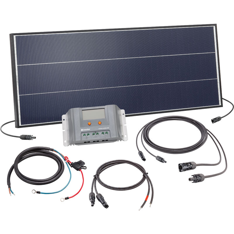 

Conjunto de sistema solar independiente de 75 W y 12 voltios para camping, esotec 120050