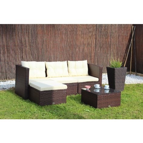 Conjunto de sofá modular San Francisco color marrón