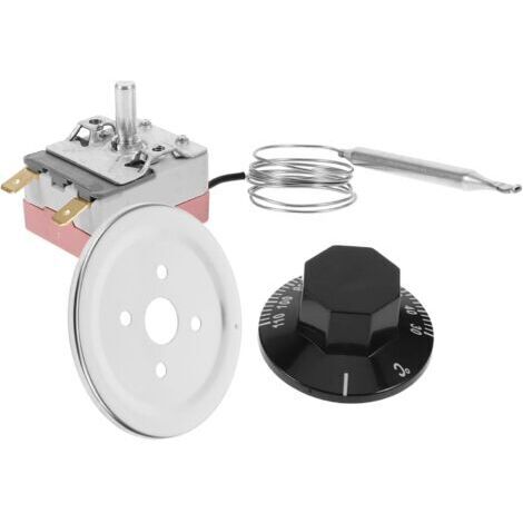 Conjunto de termostato para radiador eléctrico de convección, controlador de temperatura con perilla de repuesto para calefacción.