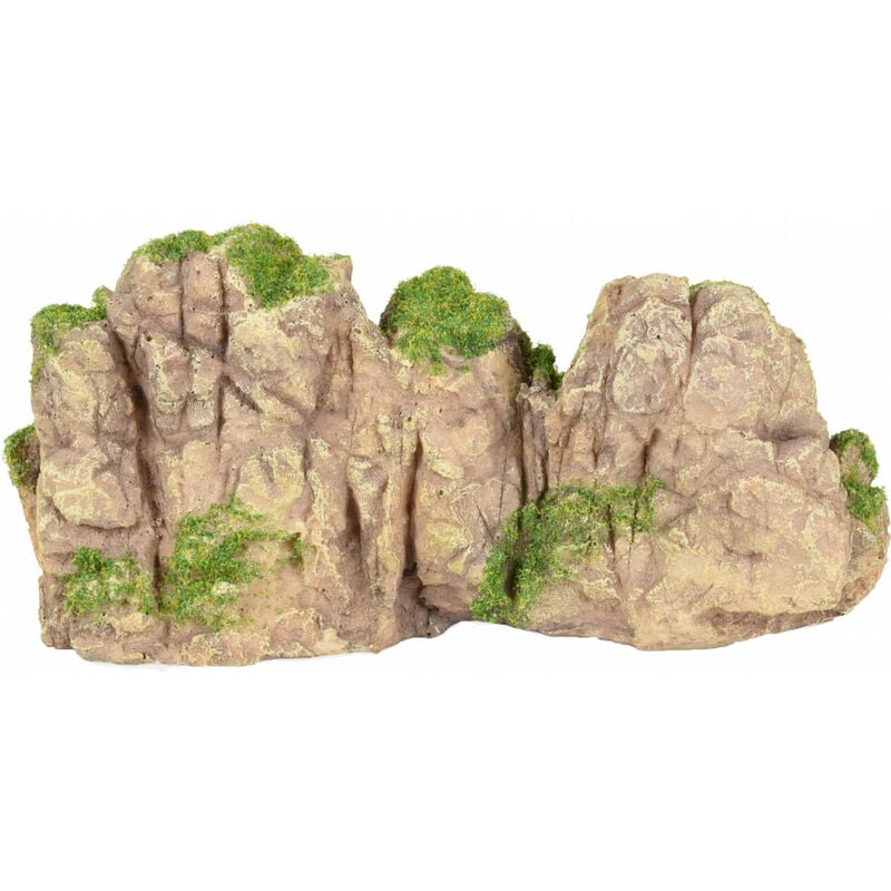 

Decoración de acuarios. Montaña de roca Moza. Tamaño 19 x 6 x 9 cm.