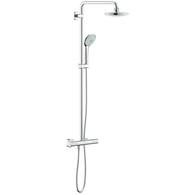 

GROHE 27296001 Euphoria 180 Sistema de ducha con termostato, alcachofa de 180 mm y teleducha tres chorros de 110 mm